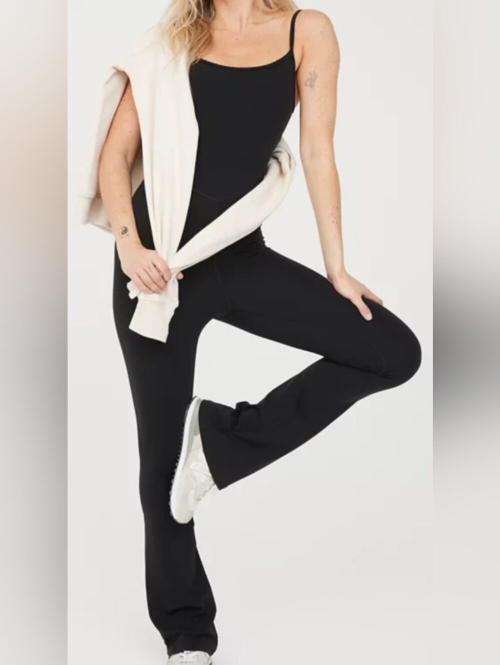 OFFLINE By Aerie Real Me XTRA Flare Jumpsuit Sz M